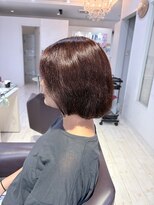 フェイバリットビューティシャルム(Favorite Beauty Charme)&nbsp;ボブ×ボルドーカラー×内巻きスタイル