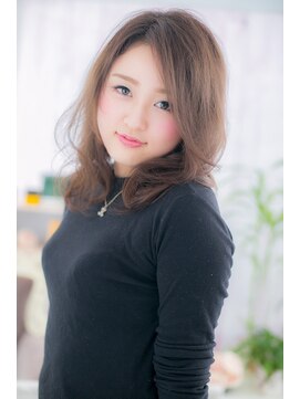 ミック ヘアアンドビューティー 大山店(miq  Hair&Beauty) ナチュラルな色香…大人シックミディ