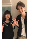 大人可愛い長い前髪スタイル 担当【高橋裕志】