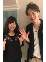 ロンド 銀座(Lond)&nbsp;大人可愛い長い前髪スタイル 担当【高橋裕志】