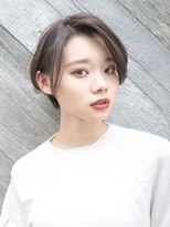 ルティア(Lutia)&nbsp;かきあげバング 似合わせショート ピンクブラウン☆