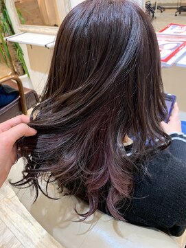 ティアラ 桜木町(TIARA) インナーカラー★ピンクパープル