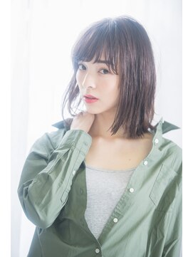 ヴァンクシー バイ ルナ(VANKCY by Luna) 20代 30代 40代 簡単 ナチュラル 大人ボブ 小顔 ブルージュ 暗髪