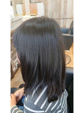 美容室あん 久我店 スチームトリートメントでつや髪に