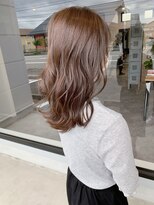 ナンバー(number+)&nbsp;20代30代大人可愛い透明感ピンクブラウンケアブリーチ小顔