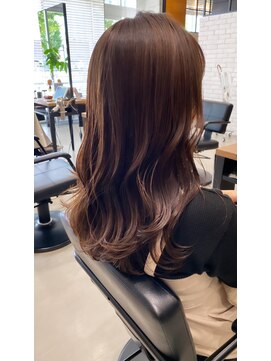 ザ シー 海老名(The C) 20代30代40代大人可愛いショコラベージュ レイヤーカット