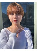 大人スタイル マッシュショート 大人可愛い スロウカラー