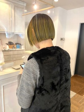 マルケ ドゥ マッシュ(MaruQuee de mashu) ミニボブ×イエロー