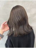 透明感グレージュ (ブリーチなし) OIKAWA