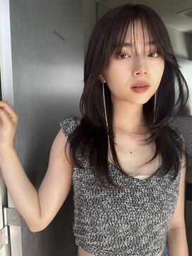 サイン 渋谷(SIGN) レイヤーカットイヤリングカラーインナーカラーケアブリーチ