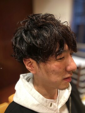 スカイ 亀戸店 (sky) ハイライト/マッシュパーマ/アッシュブラック<理容室>[亀戸]