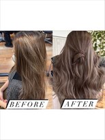 ヘアーサロン アモル(HAIR SALON Amor) ハイライトレイヤーカットダブルカラーイルミナカラー縮毛矯正