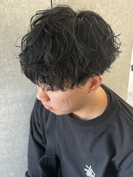 ニアウ 太田店(Niau) ツイストスパイラルパーマメンズパーマメンズマッシュ群馬県太田