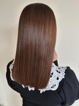 トップヘアーラウンジ 知立(TOP HAIR Lounge) 酸熱トリートメントでツルツルストレート/アースカラー