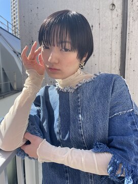 ユノ(juno) 【中目黒】ストレートの黒髪マッシュショート☆