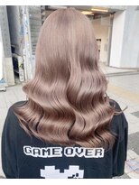 ペレ 渋谷(PELE)&nbsp;切りっぱなしボブ/エアリーロング/美髪/ピンクブラウン/渋谷