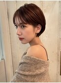 大人可愛い/小顔ショート/似合わせショート/大人ショート/