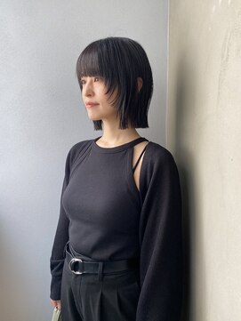 シセイ 青山(SHISEI) 顔まわりレイヤー/レイヤーボブ/黒髪ボブ［南青山］