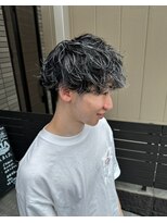 ファミリア 平野(familia)&nbsp;シャドウパーマ×ホワイトメッシュ