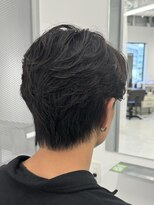 バース 梅田中崎町店(BIRTH)&nbsp;ニュアンスパーマセンターパートフェザーパーマ韓国大阪パーマ