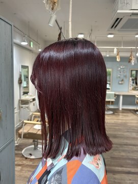 シュシュバイジャガラ 千葉駅北口店(chou chou byJAGARA) レッドブラウン【chouchou千葉・千葉駅】