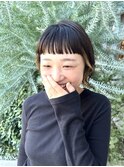 パッツン前髪をいつもよりワイドに!!