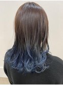 グラデーションカラーブルー