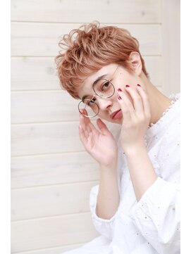 オーシャン(Ocean) [OCEAN Hair&Life藤原純]オン眉刈り上げマッシュショ-トパーマ☆