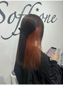 インナーカラー/インナーオレンジ/オレンジカラー