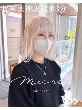 メルシー 福岡天神店(Merci) カラー☆/ケアブリーチ/トリプルカラー/福岡/天神/今泉/エクステ