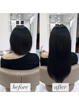 リゼル ユア 渋谷(RISEL YUA) 地毛風エクステ80本