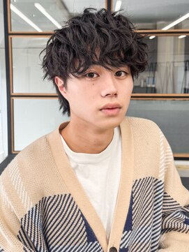 ソア 渋谷(soar) 縦落ちツイストスパイラルパーマメンズパーマ波巻きツイスパ