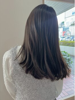 シグサ(SHIGUSA)の写真/取扱いの少ないトリートメントを使用◎カラーとの相性も抜群で、透明感ある柔らかな仕上がりが叶う♪