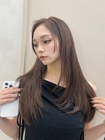 ジーナ 札幌(Zina)&nbsp;髪質改善＊ナチュラルブラウンフェミニンロング＊【Zina札幌】