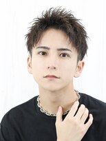 ベーア(Bar)&nbsp;短髪アップバングソフトツイストパーマ刈り上げショート