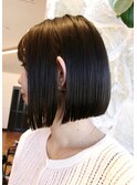 大人ボブ/品よく見えるファッション感のあるボブ