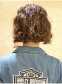 #パーマボブ・ウェーブボブ・くせ毛ボブ・カーリーボブ20代30代