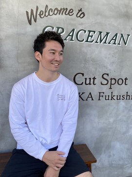 グレースマンカフェ(GRACE MAN CAFE) 【メンズショートパーマ】スパイキーショート！