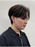 長め前髪の【ジェンダーレスマッシュ】