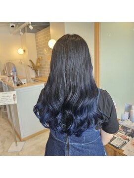 ケースタイルシェノン(K-STYLE CHAINON) ブルーブラックバレイヤージュ