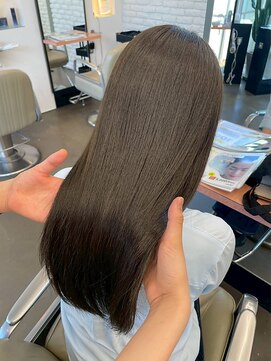 【DIFINO 青山】ストレート/髪質改善/ブラウンアッシュ