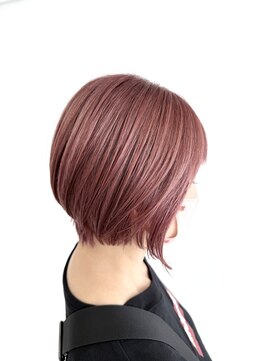 《MASAYA》ペールピンク＋ショートヘア