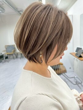 ヘアサロン リボーン(Hair salon Reborn) 王子ボブショートボブカット20代30代40代