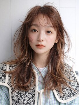 シオン(shion) 韓国ヘア顔周りレイヤーロング前髪_F1490