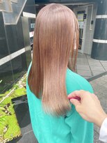  fit stand 千葉/ショートボブ/カット/パーマ/ダブルカラー/トリートメント/縮毛矯正&nbsp;イメチェン/ピンクベージュ/アンブレラカラー[千葉]