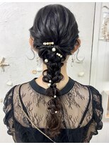 メカマハロジャミング(Me Ka Mahalo Jammming) 大人かわいい編みおろし/ヘアセット/あみこみ/ヘアアレンジ