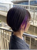 インナーショートボブ/大人可愛いショートボブ