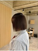 大分ショートボブ顔周りレイヤーカット髪質改善カラー