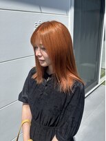 アフターニュース 新潟(afternews)&nbsp;オレンジベージュ/ダブルカラー/ケアブリーチ/髪質改善/新潟