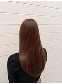 ツヤ感たっぷりの暖色カラー◎
